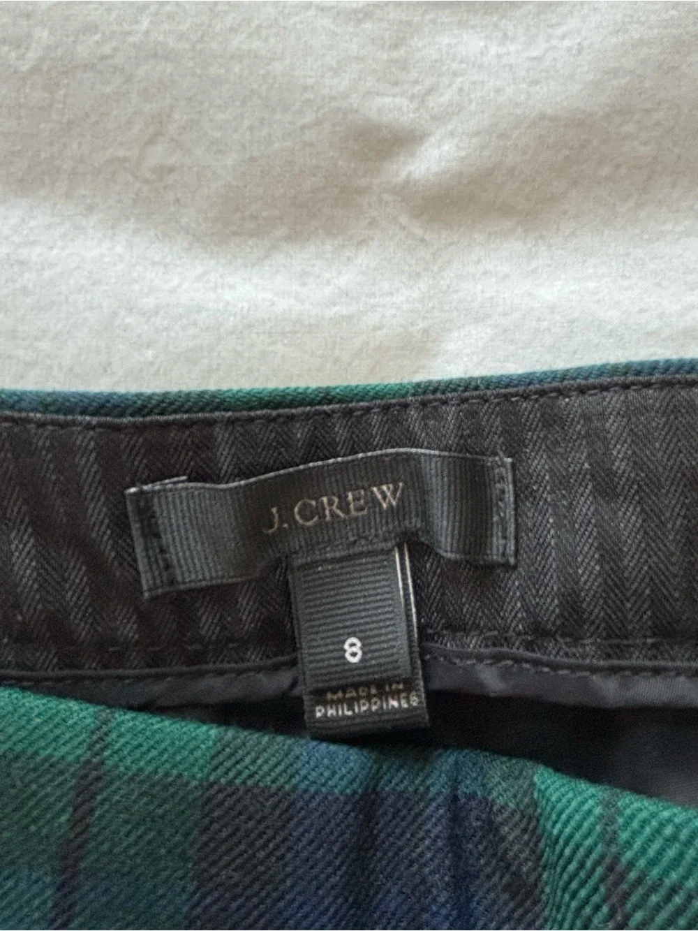 NWOT! J.Crew Martie Blackwatch Tartan Plaid Wool Pant